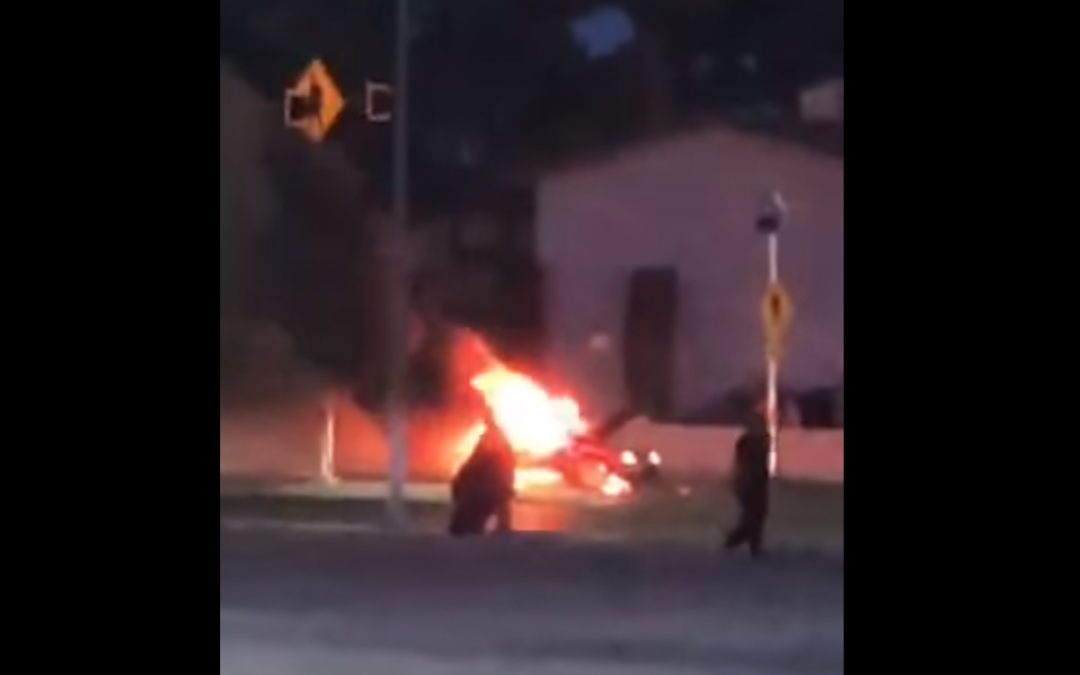 VEHICULO INCENDIADO